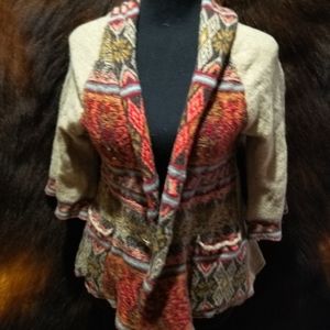 Free people wool cardigan